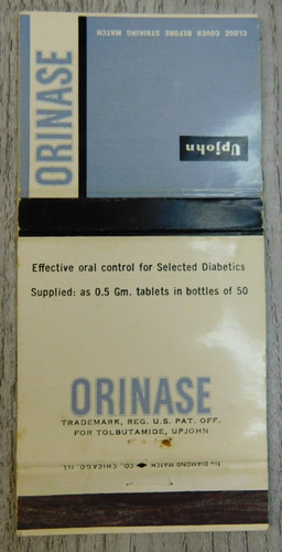Upjohn dentistry orinase - upjohn,