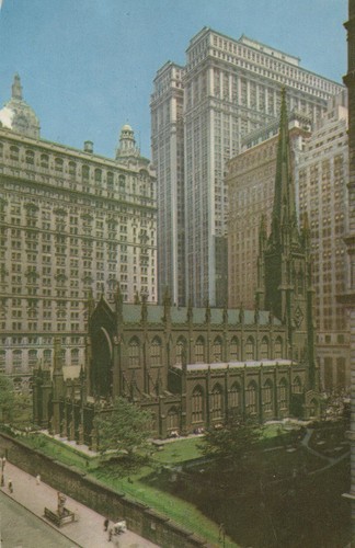 Trinity church wall - trinity, new